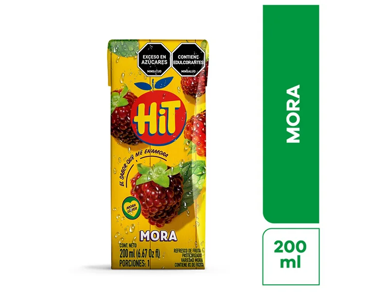 Jugos Hit Mora Tetra 200 Ml